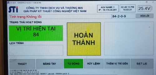 Phần mềm AGV - Công Ty TNHH Dịch Vụ Và Thương Mại Giải Pháp Kỹ Thuật Công Nghiệp Việt Nam  - STI Việt Nam